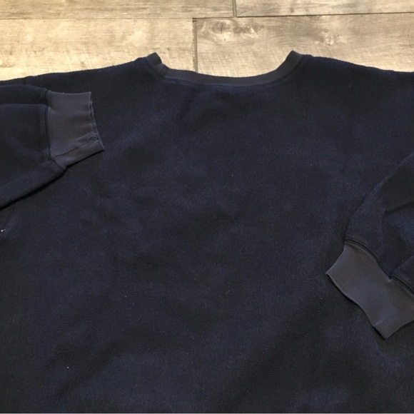 Vintage Pepsi Sweatshirt Blue Men's Pullover Fleece Sweater Spell Out Size Large - Picture 7 of 12